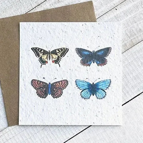 Butterflies Plantable Greeting Card
