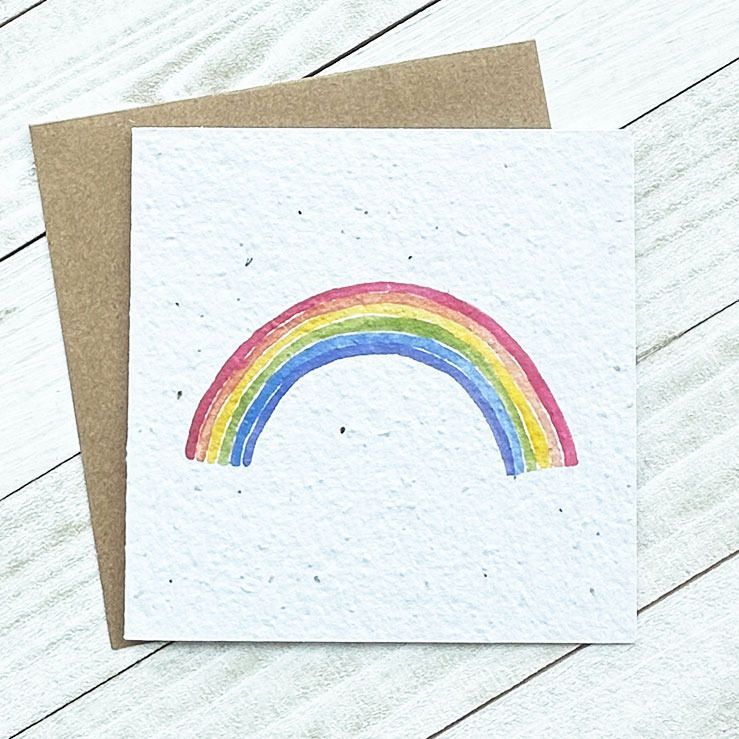 Rainbow Plantable Greeting Card