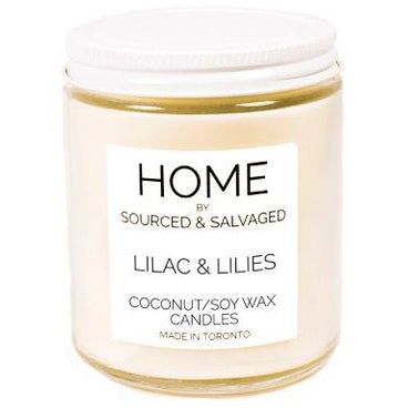 Lilac & Lilies Coconut & Soy Wax Candle 8oz Toronto