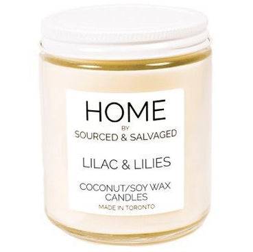 Lilac & Lilies Coconut & Soy Wax Candle 8oz Toronto