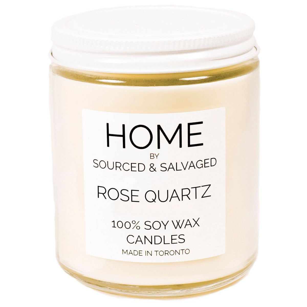 Rose Quartz Soy Wax Candle 8oz Toronto