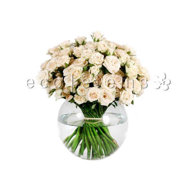 Mini-Roses Fresh Flowers Arrangement Toronto