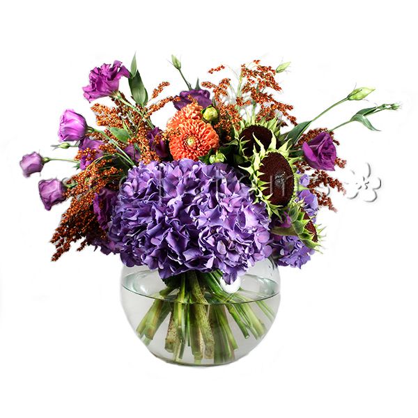 Mixed Seasonal Vase Fresh Flowers Arrangement Toronto
