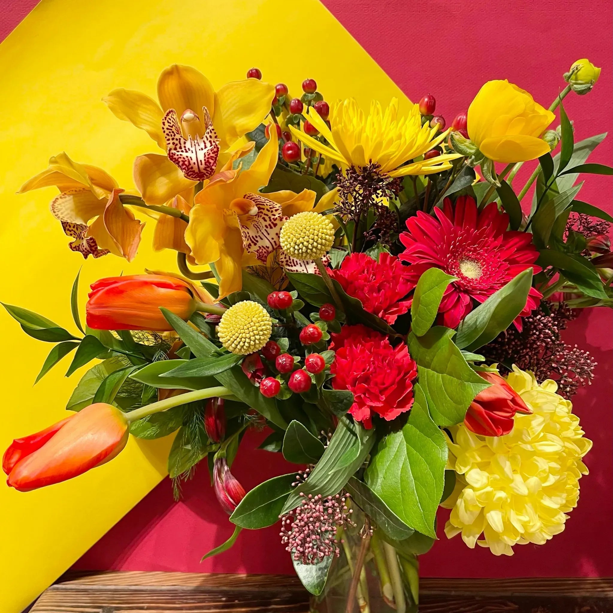 DIY Vase Organic Fresh Flowers Arrangement Workshop Toronto Ontario Toronto Ontario Delivery