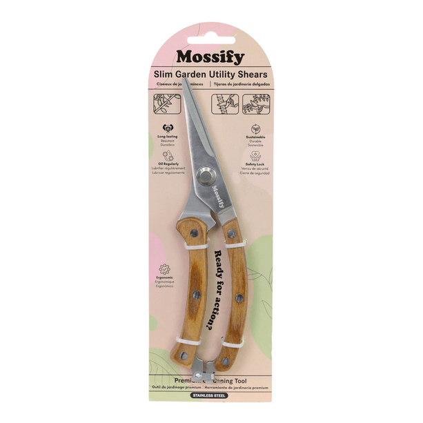 Slim Stainless Steel Garden Utility Shears
