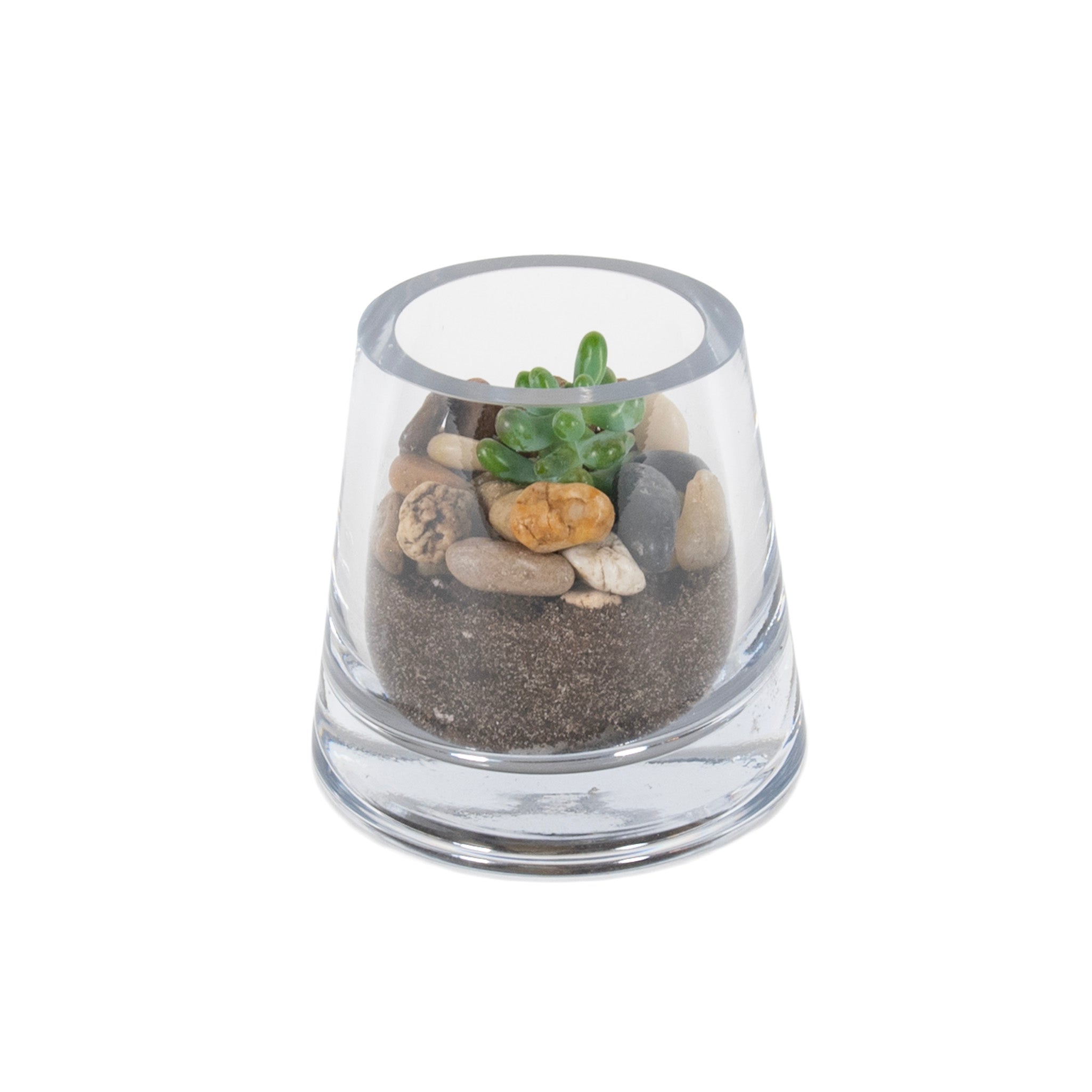 Pyramid Desert Glass Terrariums