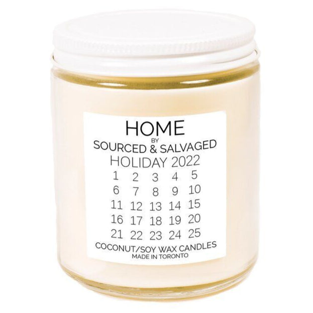 Advent Coconut & Soy Wax Candle 8oz Toronto Ontario Delivery