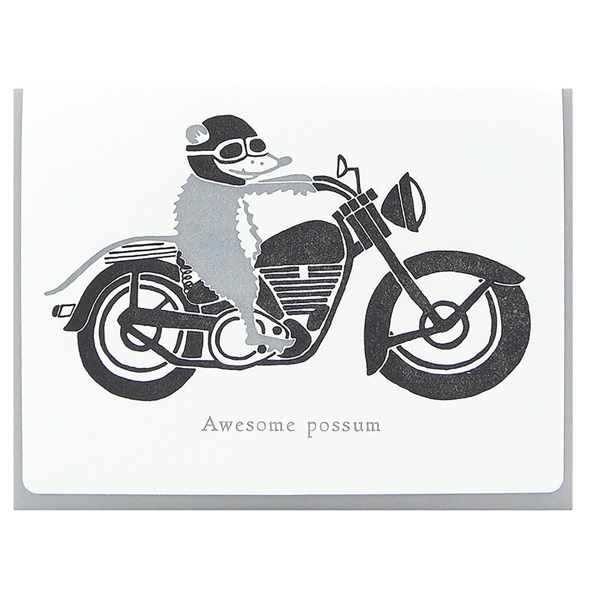 Awesome Possum Greeting Card Toronto Ontario Delivery