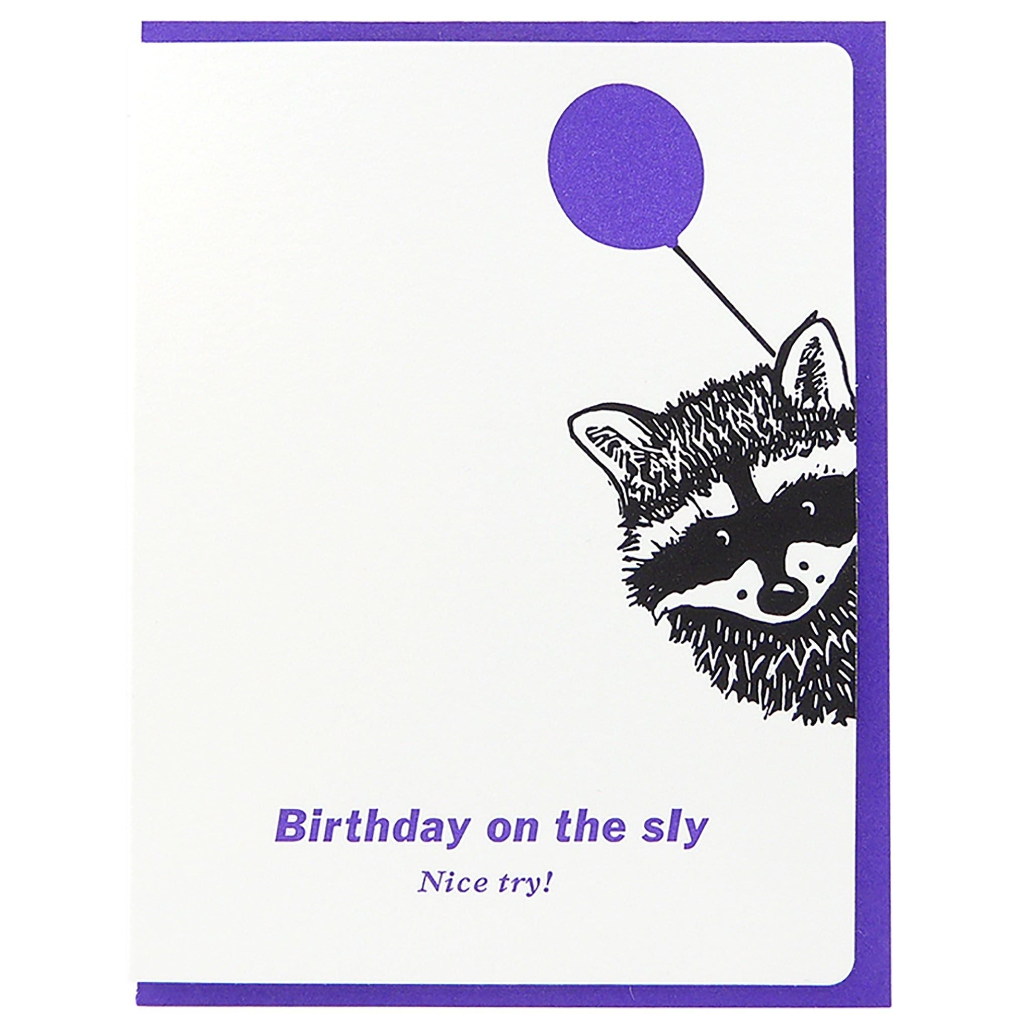 Birthday On The Sly Greeting Card Toronto Ontario Delivery