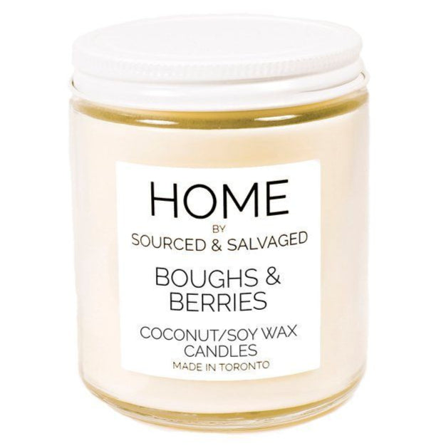 Boughs & Berries Coconut & Soy Wax Candle 8oz Toronto Ontario Delivery
