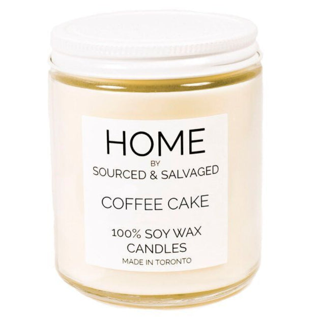 Coffee Cake Soy Wax Candle 8oz Toronto Ontario Delivery