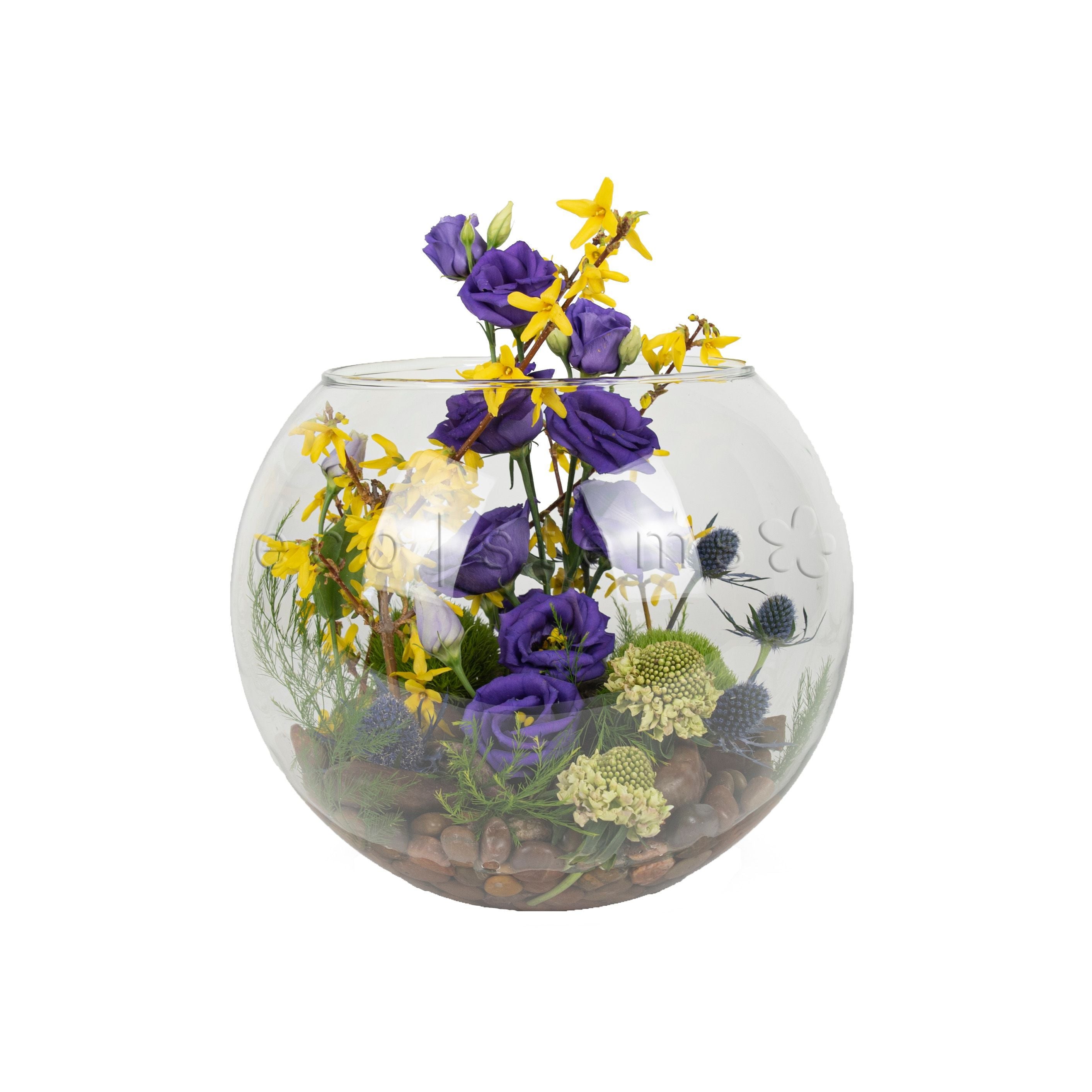 Encased Floral Art Arrangement Toronto Ontario Delivery