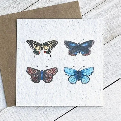 Butterflies Plantable Greeting Card Toronto Ontario Delivery
