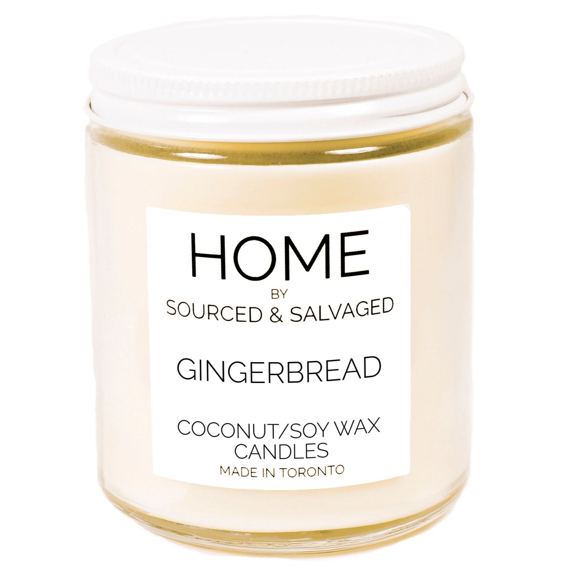 Gingerbread Coconut & Soy Wax Candle 8oz Toronto Ontario Delivery