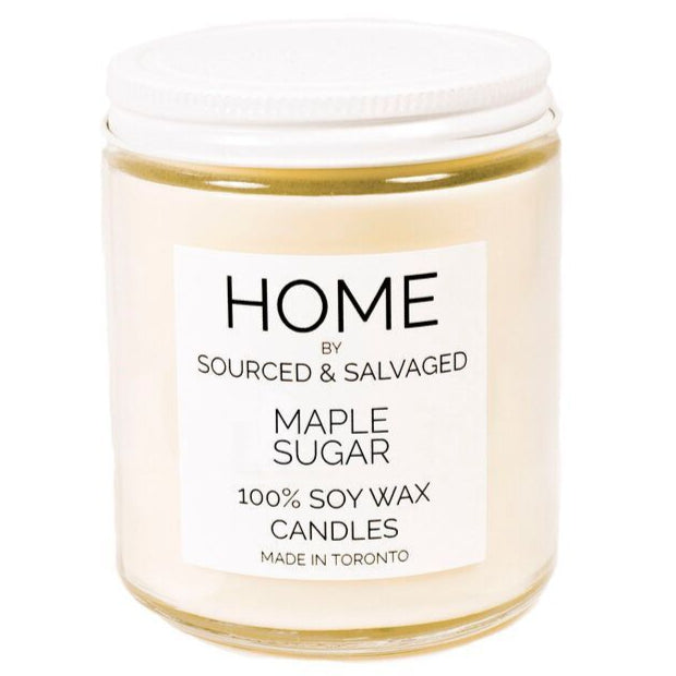 Maple Sugar Soy Wax Candle 8oz Toronto Ontario Delivery