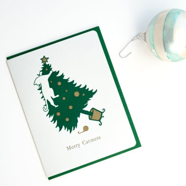 Merry Catmess Greeting Card Toronto Ontario Delivery