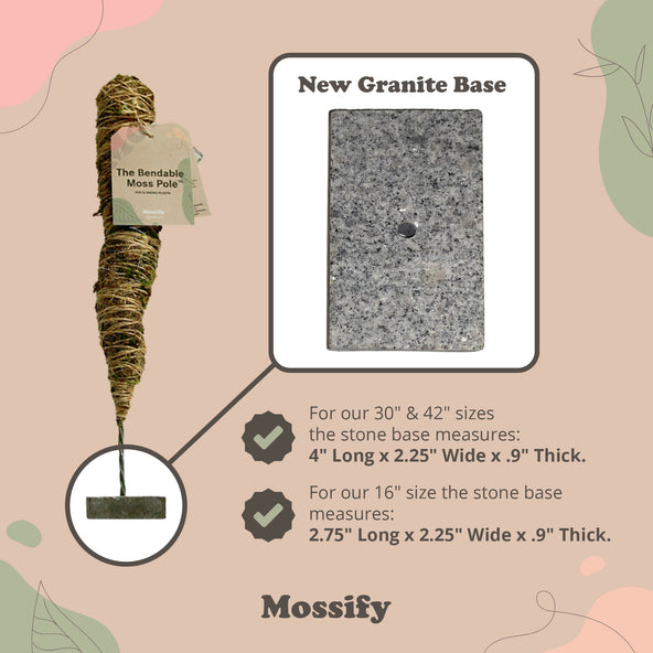Bendable Moss Pole (Pins Included)