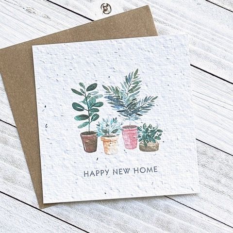 Happy New Home Plantable Greeting Card Toronto Ontario Delivery