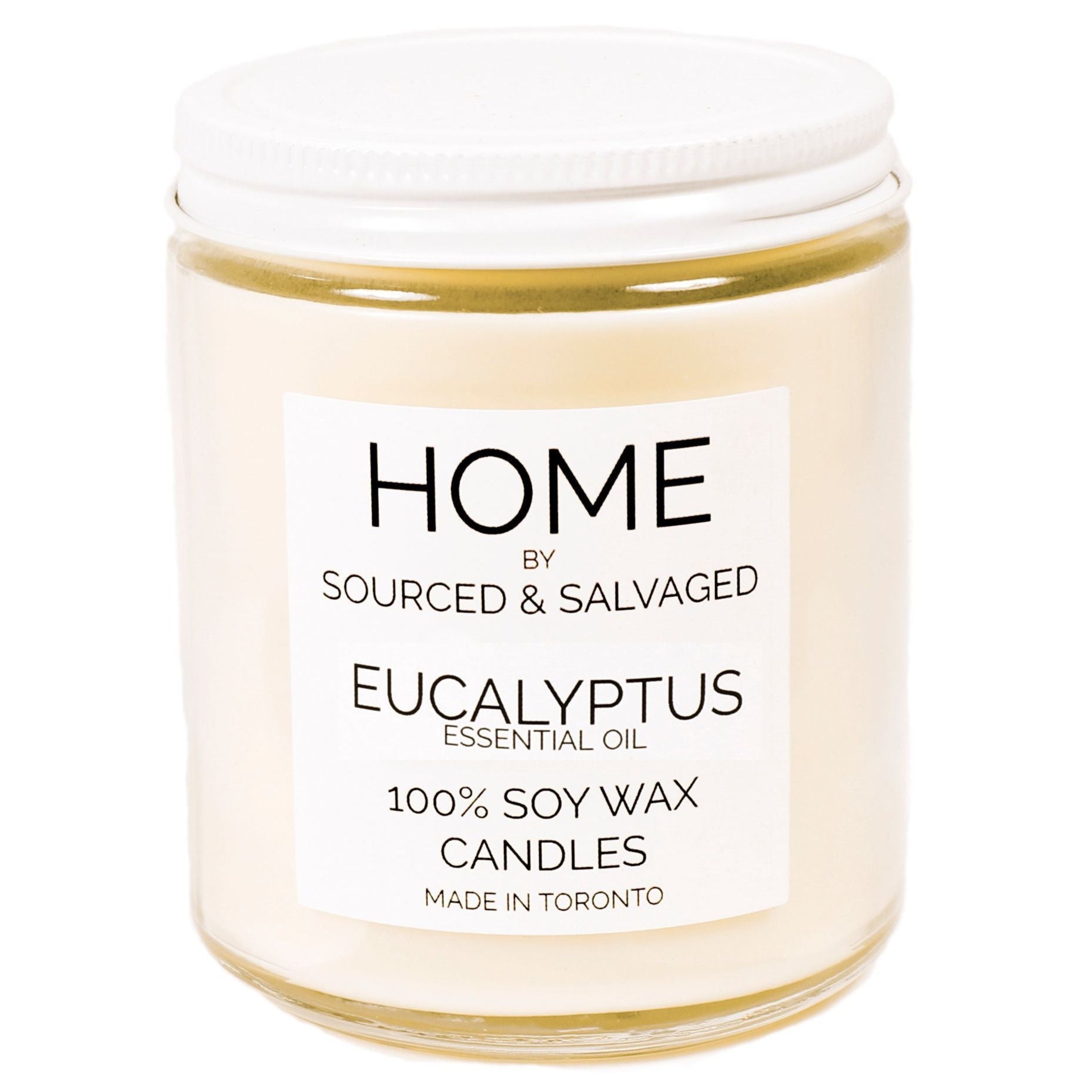 Eucalyptus Soy Wax Candle 8oz Toronto Ontario Delivery