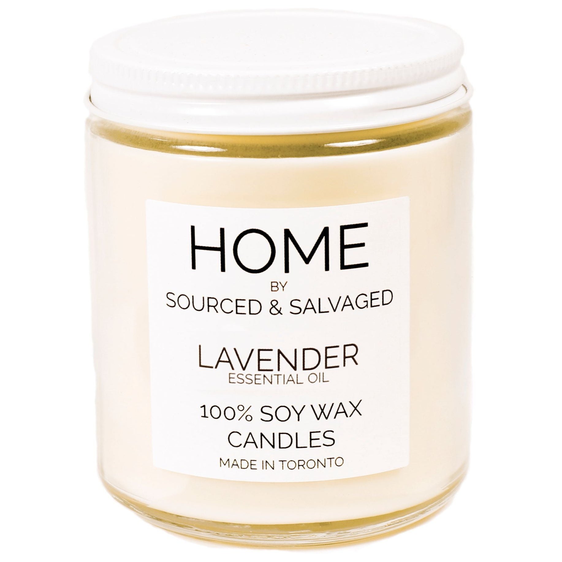 Lavender Soy Wax Candle 8oz Toronto Ontario Delivery