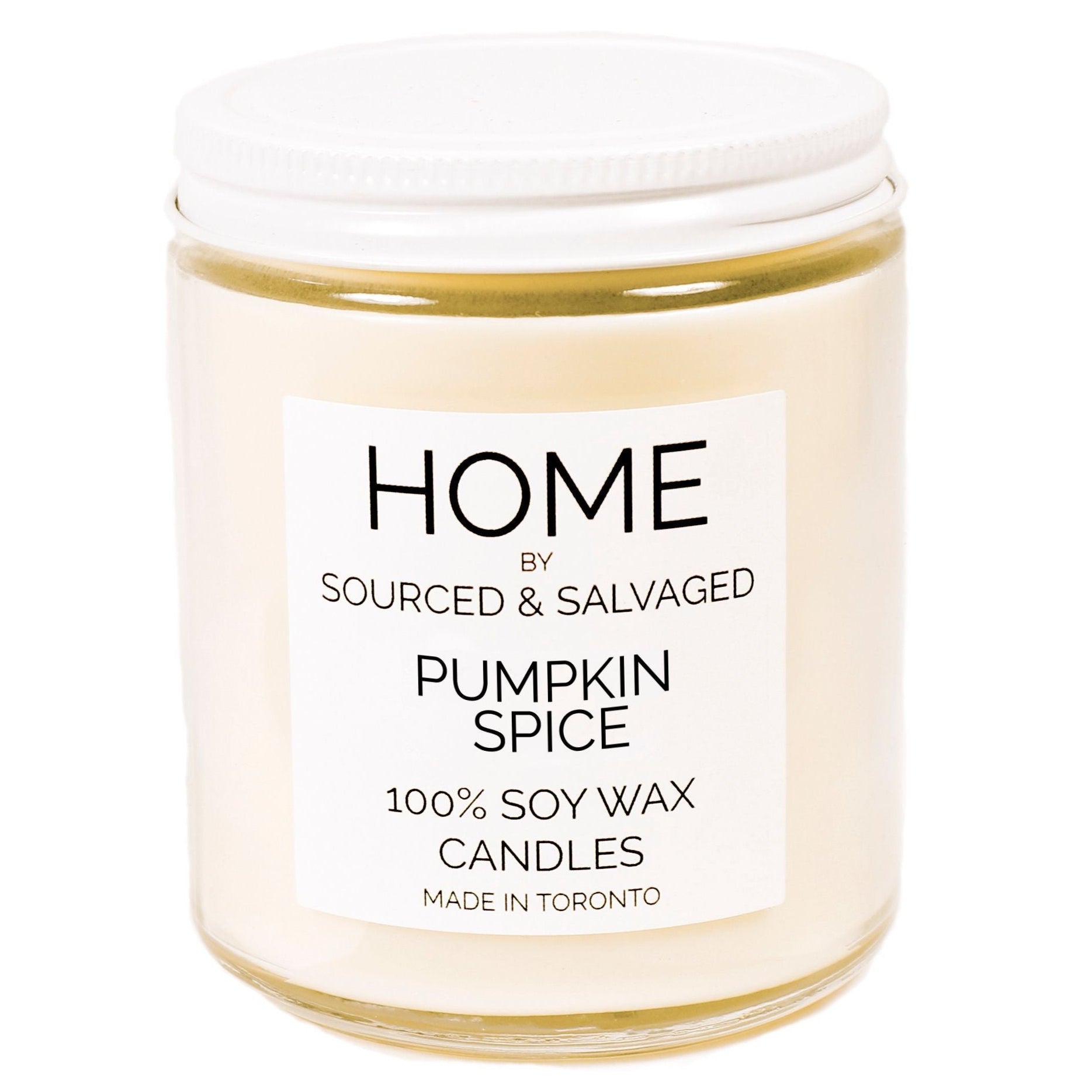 Pumpkin Spice Soy Wax Candle 8oz Toronto Ontario Delivery