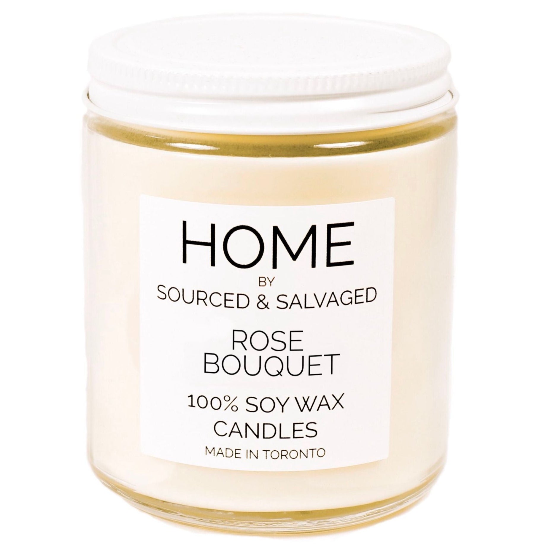 Rose Bouquet Soy Wax Candle 8oz Toronto Ontario Delivery