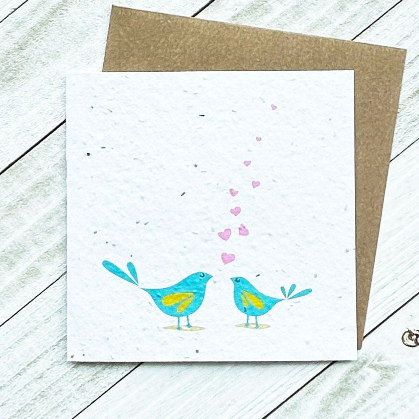 Love Birds Plantable Greeting Card Toronto Ontario Delivery