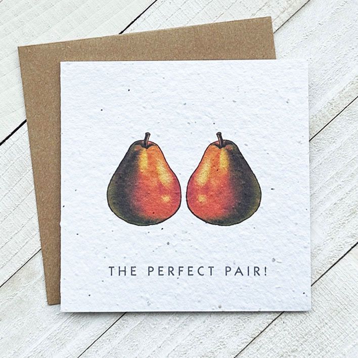The Perfect Pair Plantable Greeting Cards Toronto Ontario Delivery