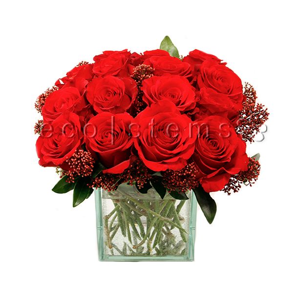 Roses Cubed Floral Art Toronto Ontario Delivery