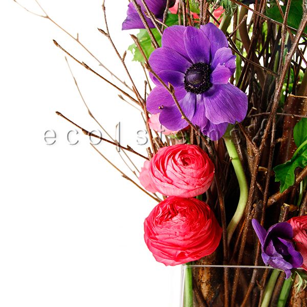 Fresh Flowersing Forest Floral Art Arrangement Toronto Ontario Delivery