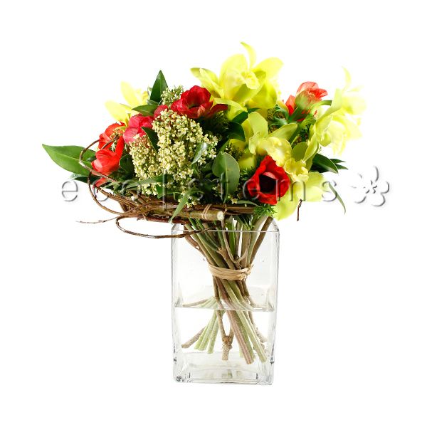 Hoop Floral Art Arrangement Toronto Ontario Delivery