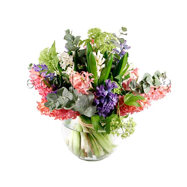 Hyacinth Fresh Flowers Arrangement Toronto Ontario Delivery