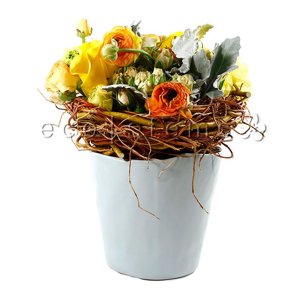 Nest Floral Art Arrangement Toronto Ontario Delivery