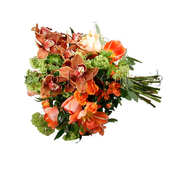 Orange Seasonal Fresh Flowers -Bouquets & Vase Arrangements