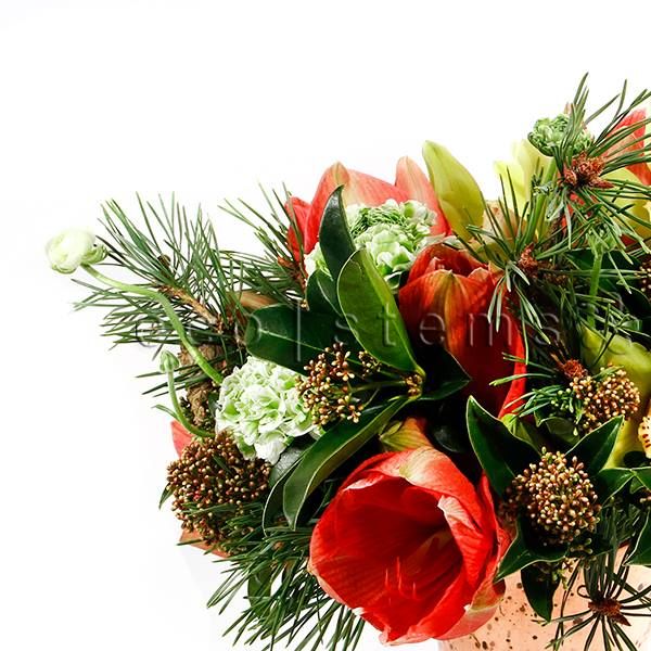 Winter Sunrise Fresh Flowers -Holiday Bouquets & Vase Arrangements
