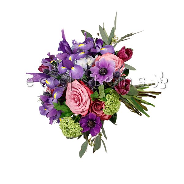 Blue-Purple Seasonal Fresh Flowers -Bouquets & Vase Arrangements