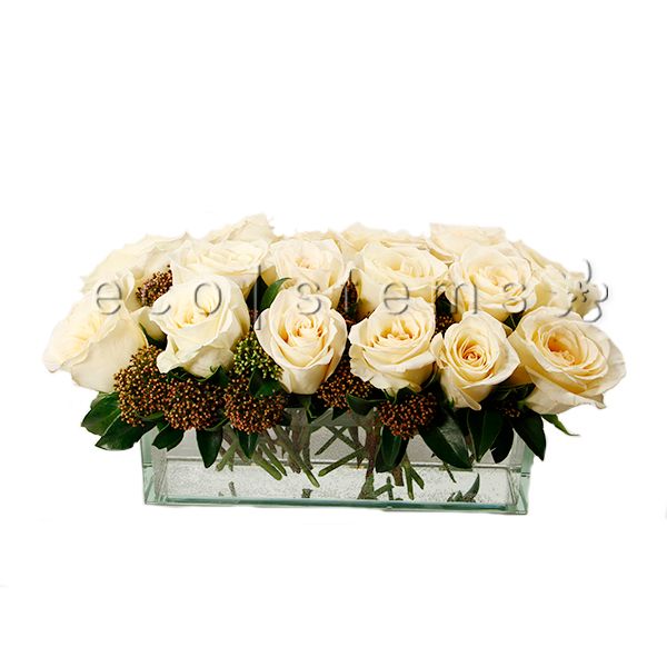 Rectangular Roses Floral Art Toronto Ontario Delivery