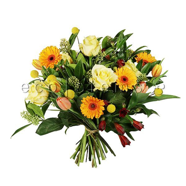 Red-Orange-Yellow Seasonal Fresh Flowers -Bouquets & Vase Arrangements