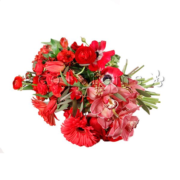 Red Seasonal Fresh Flowers -Bouquets & Vase Arrangements