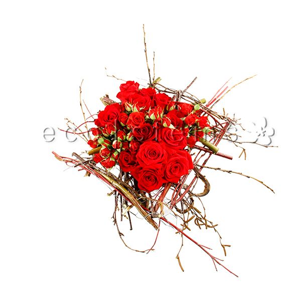 Rose Floral Art Arrangement Toronto Ontario Delivery