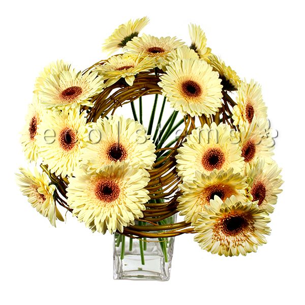 Spinning Gerbera Floral Art Arrangement Toronto Ontario Delivery