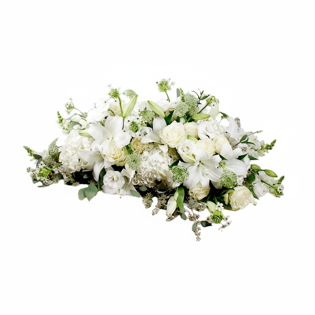 Sympathy Casket Spray Funeral Flowers
